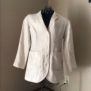 Feral Childe city of New York cream jacket size S